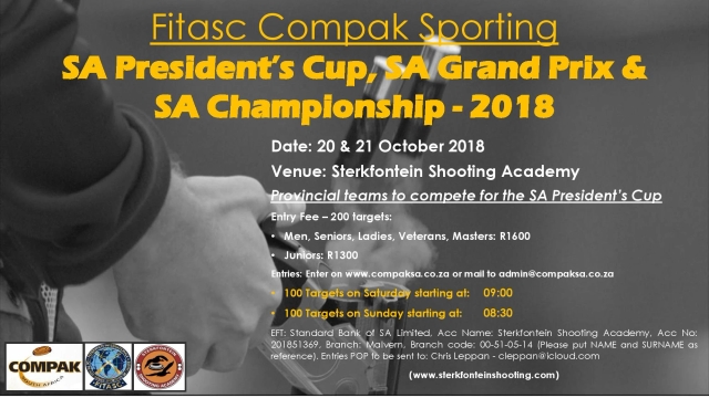 Grand Prix of South Africa - Compak Sporting - South Africa (October 2018)