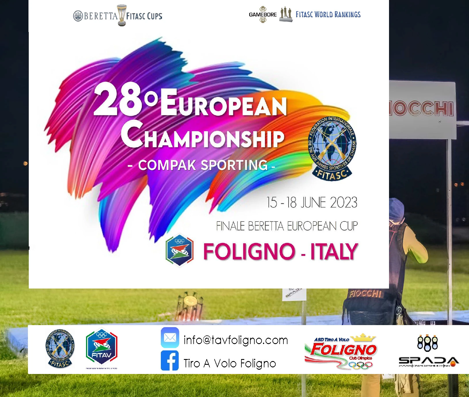 28th European Championship Finale European Beretta Cup - Compak Sporting - Italy (June 2023)