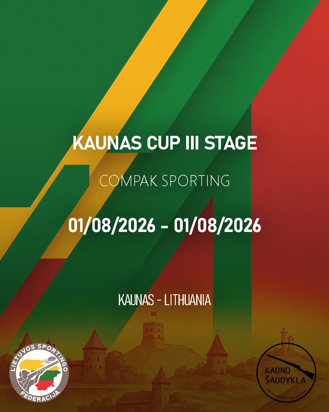 Kaunas Cup III Stage - Compak Sporting - Lietuva (2026 m. rugpjūtis)