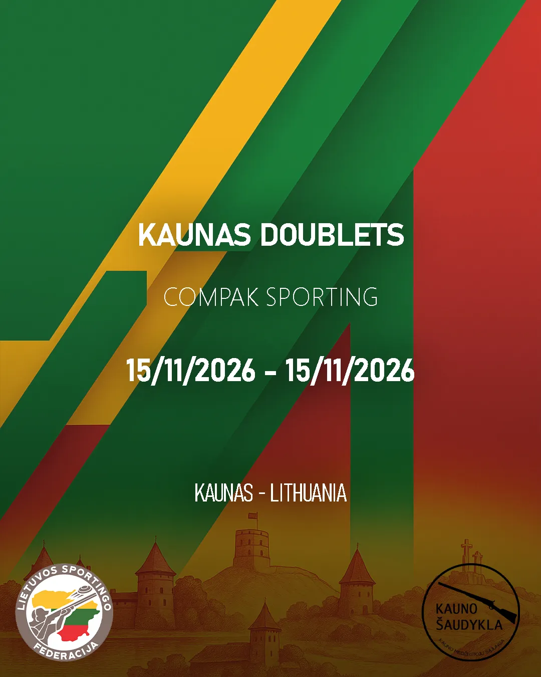 Kaunas Doublets - Compak Sporting - Lietuva (lapkritis 2026)