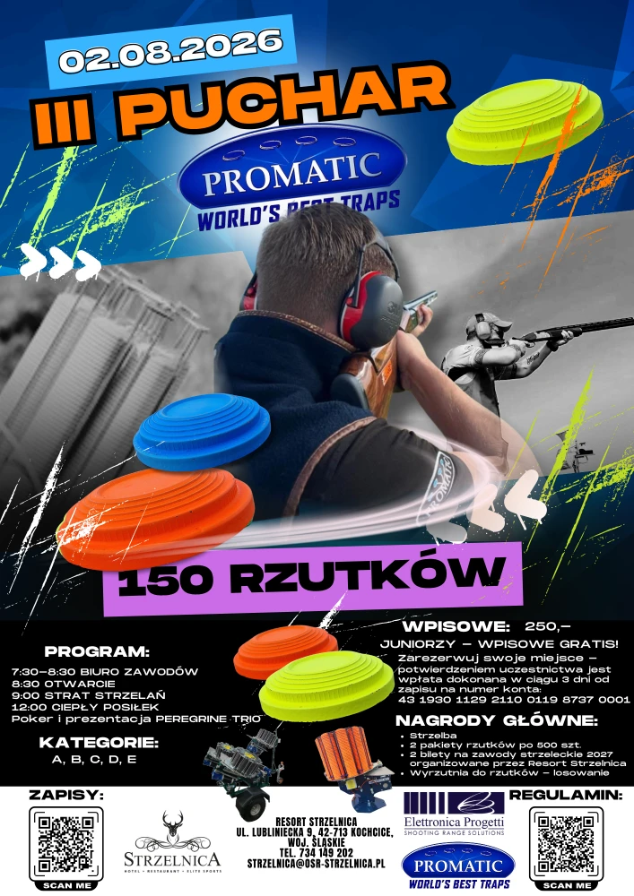 III Promatic Cup - Shotgun Shooting (August 2026)