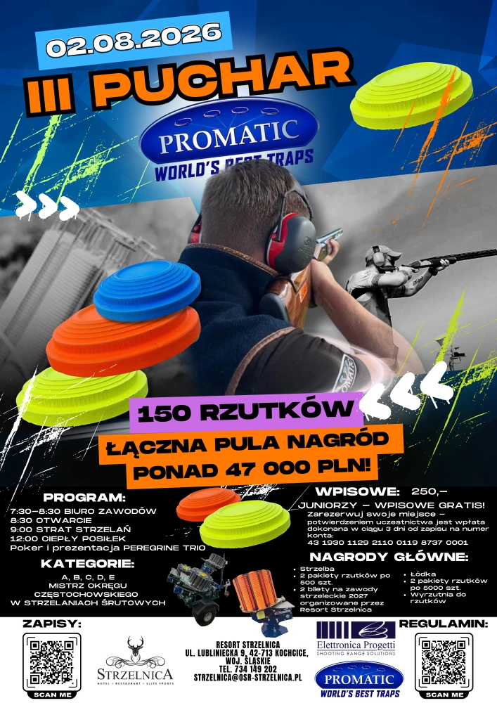 III Promatic Cup - Broková střelba (srpen 2026)