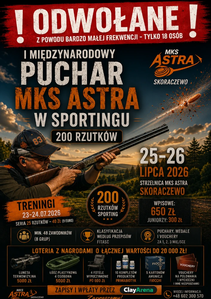 Piknik - Sporting (Lipiec 2026) zamiast I Międzynarodowy Puchar Polski w Sportingu